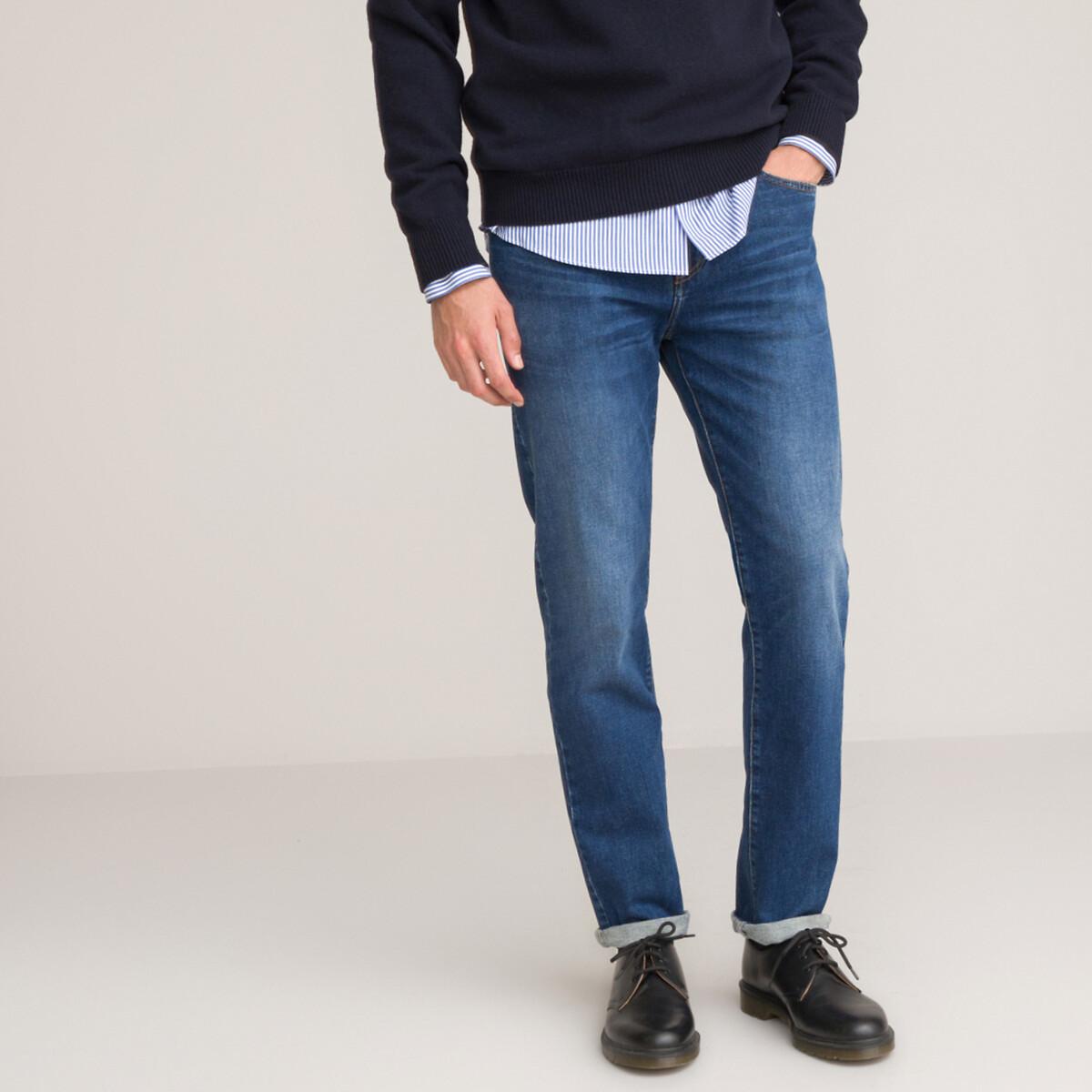 La Redoute Collections - Regular-fit-Jeans aus Bio-Baumwolle, für Herren, Blau, Größe 44 von La Redoute Collections