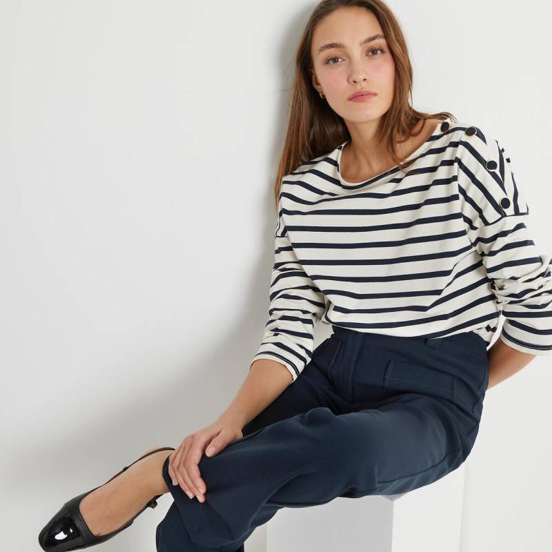 Signature Matrosenshirt Damen Blau M von La Redoute Collections