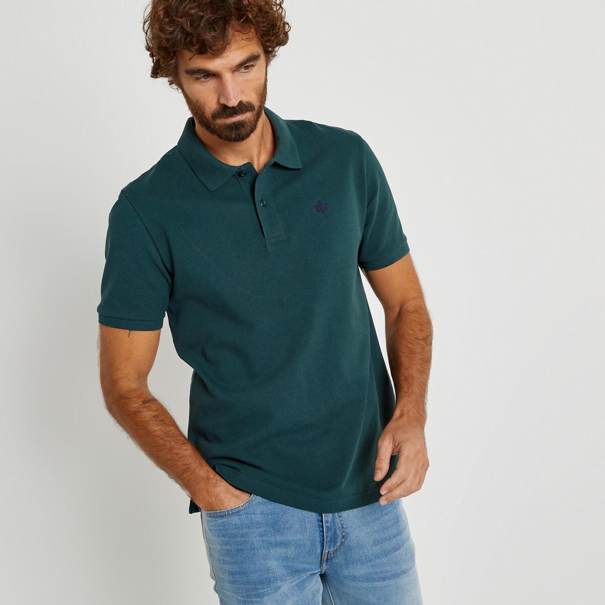 Signature Poloshirt Mit Kurzen Ärmeln Herren Dunkelgrün XL von La Redoute Collections