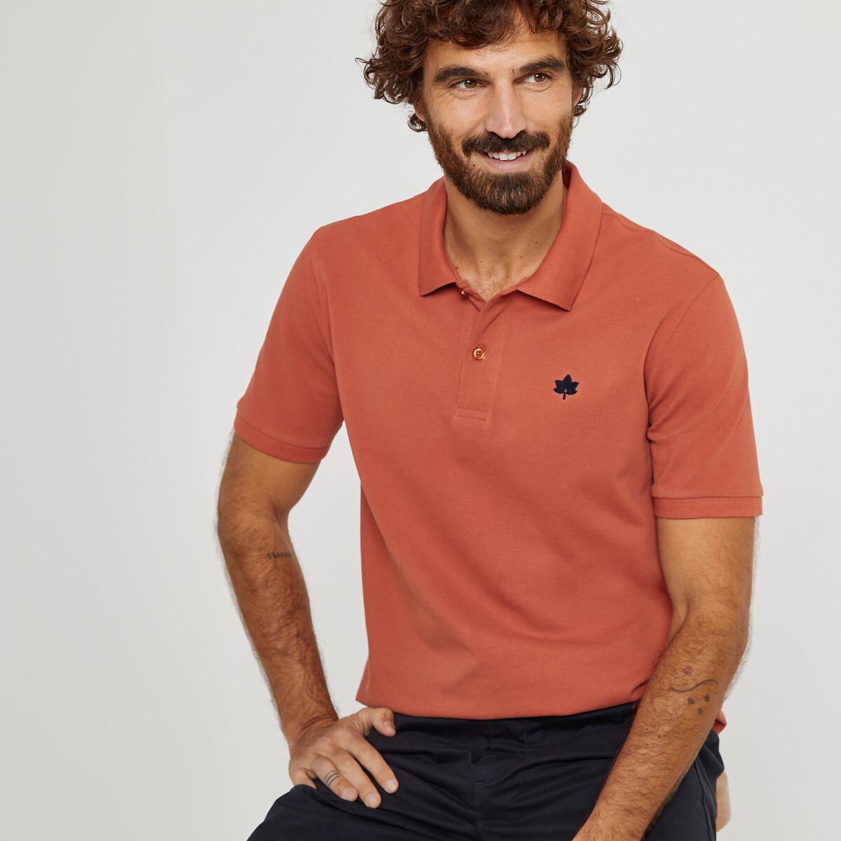 Signature Poloshirt Mit Kurzen Ärmeln Herren Orange XL von La Redoute Collections