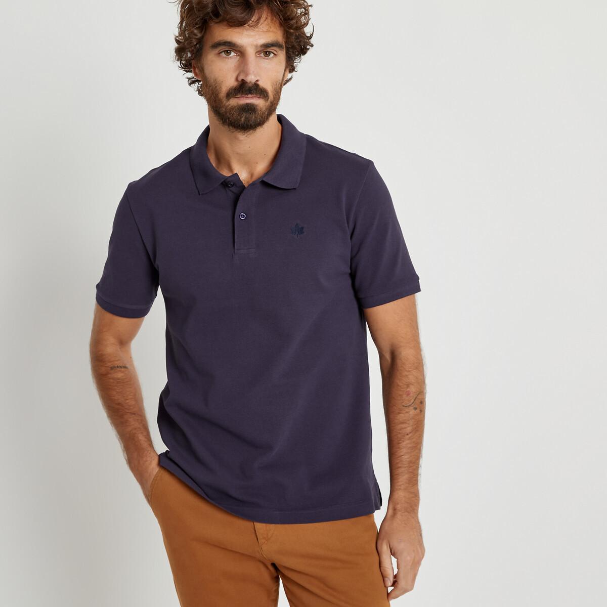 Signature Poloshirt Mit Kurzen Ärmeln Herren Violett L von La Redoute Collections