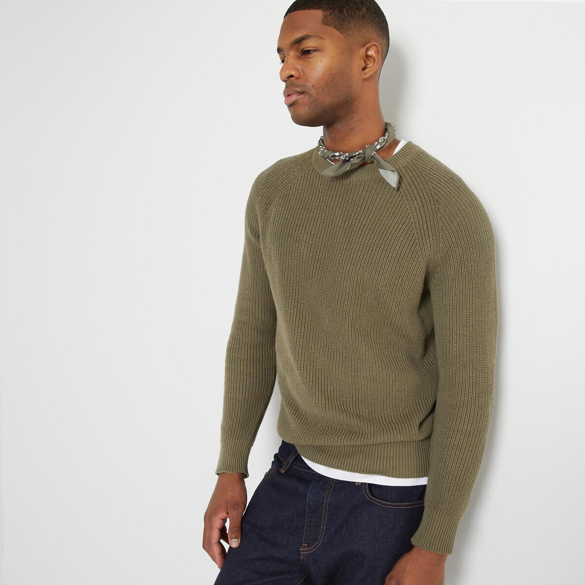 Signature Pullover Herren Khaki XXL von La Redoute Collections