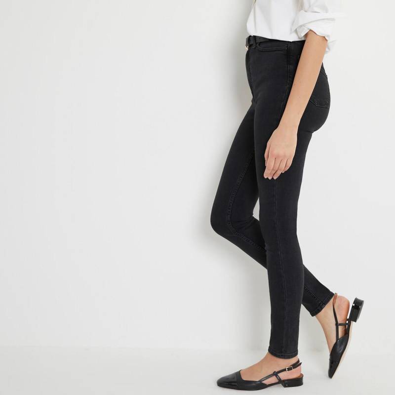 Skinny-jeans Damen Schwarz 44 von La Redoute Collections