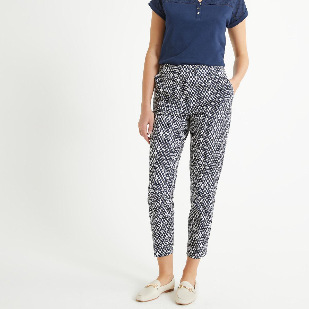 Slim-fit-hose Damen Blau 44 von La Redoute Collections