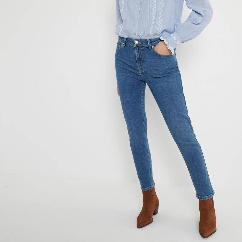 La Redoute Collections - Slim-Fit-Jeans, für Damen, Blau, Größe 38 von La Redoute Collections