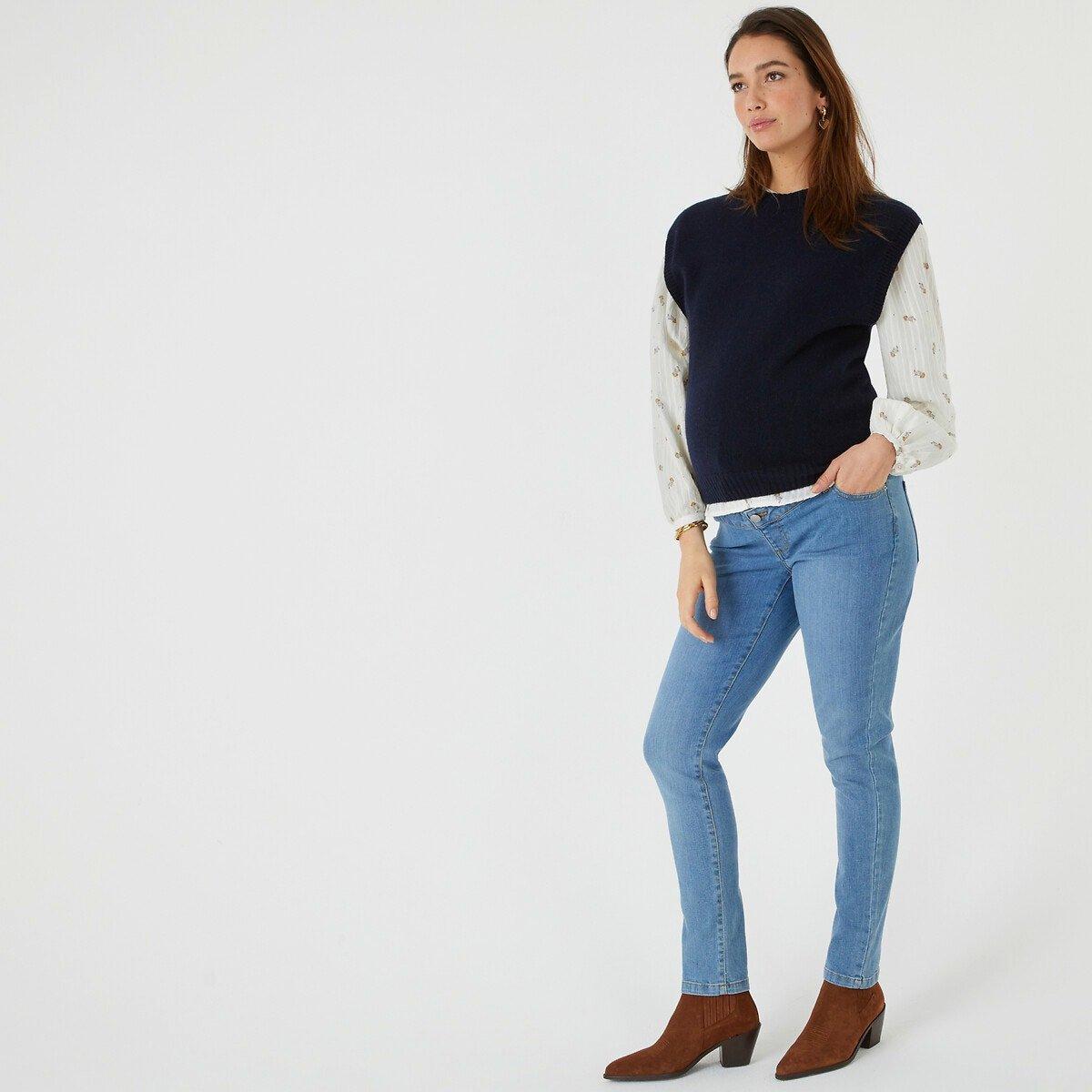 Slim-fit-jeans Für Die Schwangerschaft Damen Blau 32 von La Redoute Collections