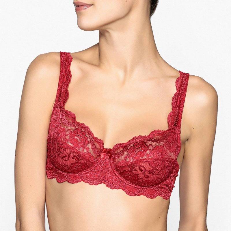 Spitzen-bh Anthea Damen Rot D/75 von La Redoute Collections