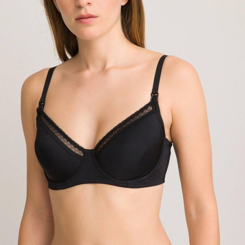 Still-bh Aus Mikrofaser Damen Schwarz C/75 von La Redoute Collections