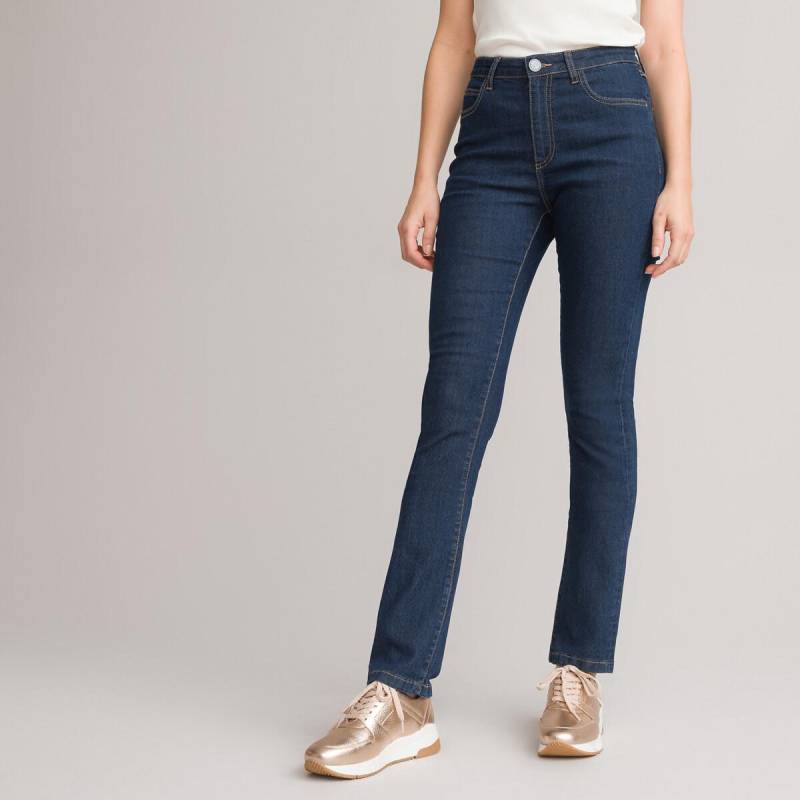 Straight-jeans Damen Blau 34 von La Redoute Collections