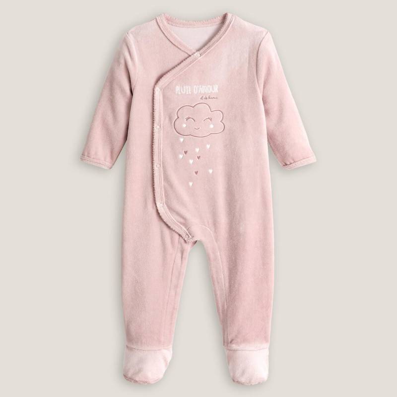 Strampler Aus Baumwollsamt Unisex Rosa 0-3M von La Redoute Collections