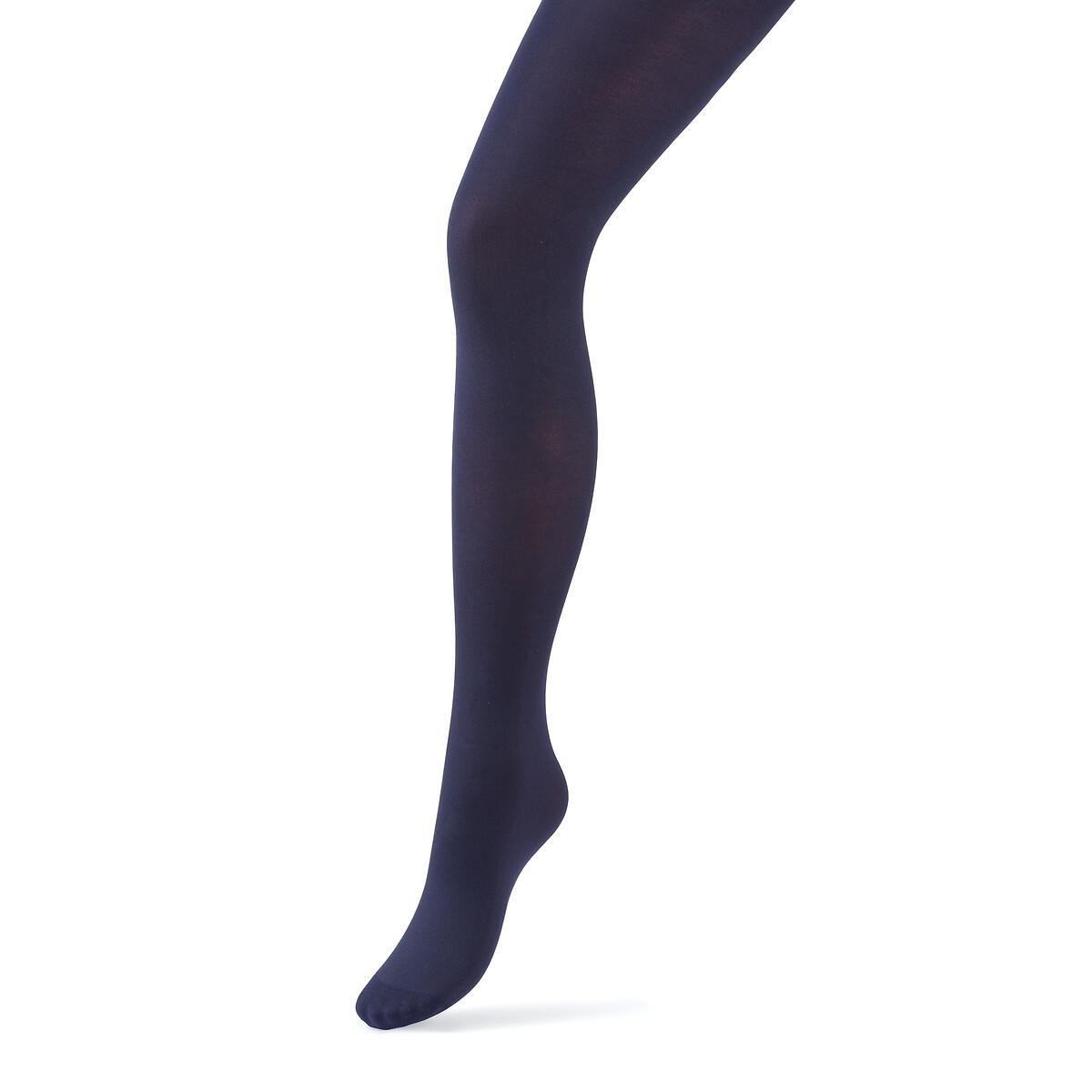 Strumpfhose Aus Mikrofaser Damen Blau 46 von La Redoute Collections