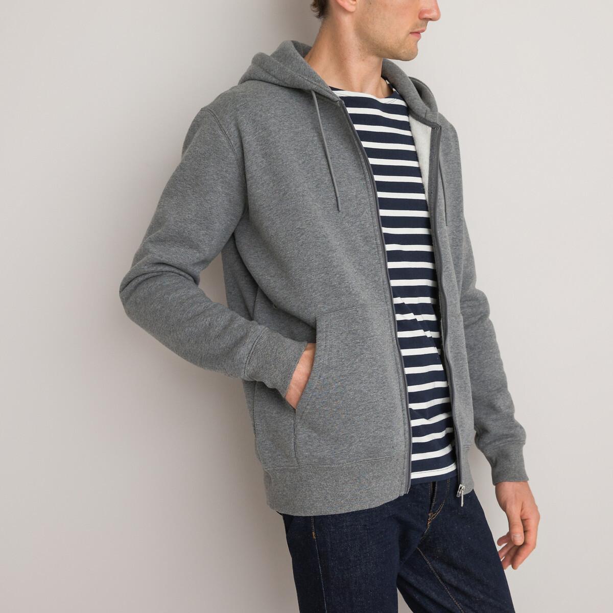 Sweatjacke Herren Grau M von La Redoute Collections