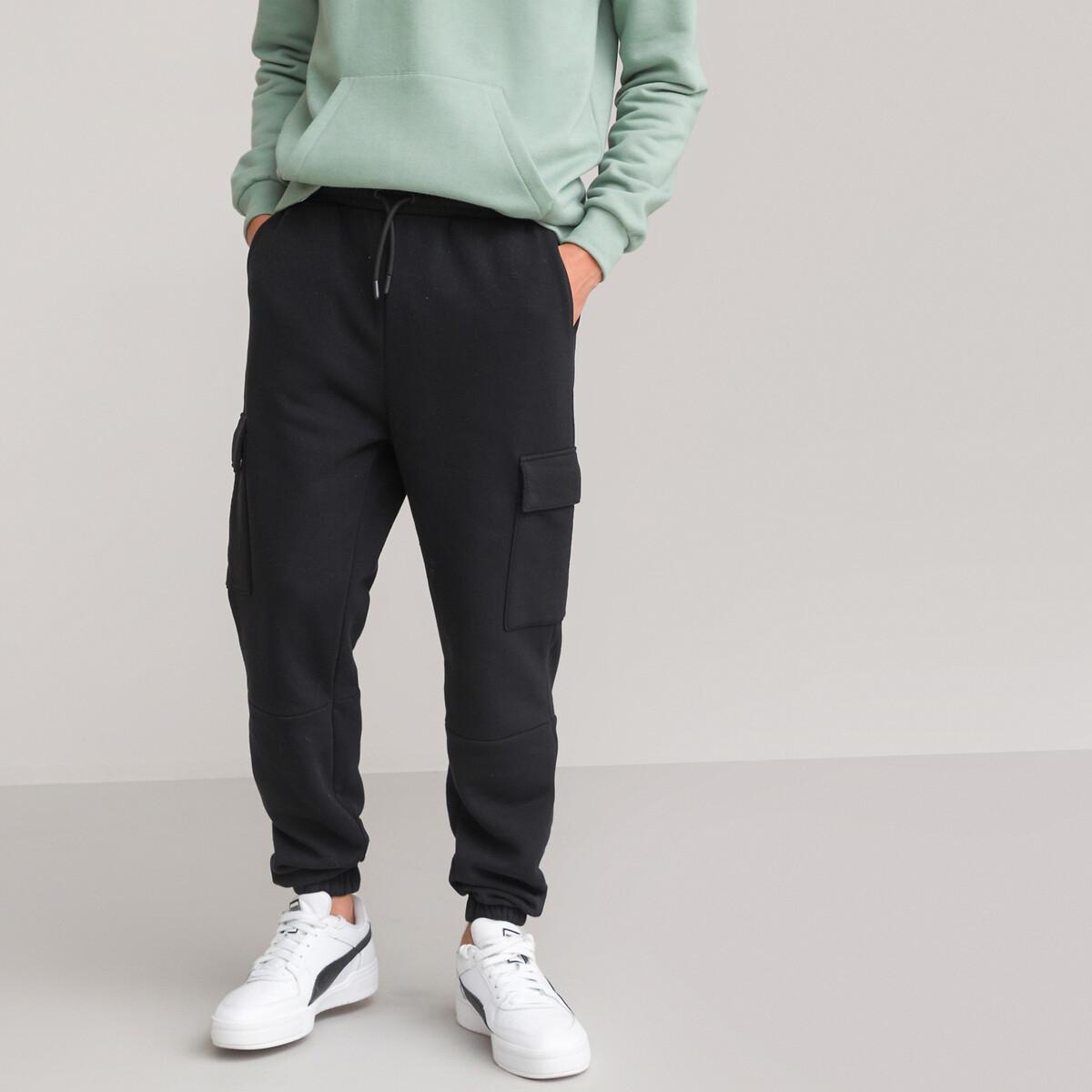 Sweatpant Im Cargostil Jungen Schwarz XS von La Redoute Collections