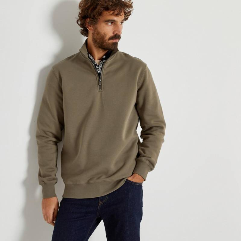 Sweatshirt Im Troyerstil Herren Grün M von La Redoute Collections