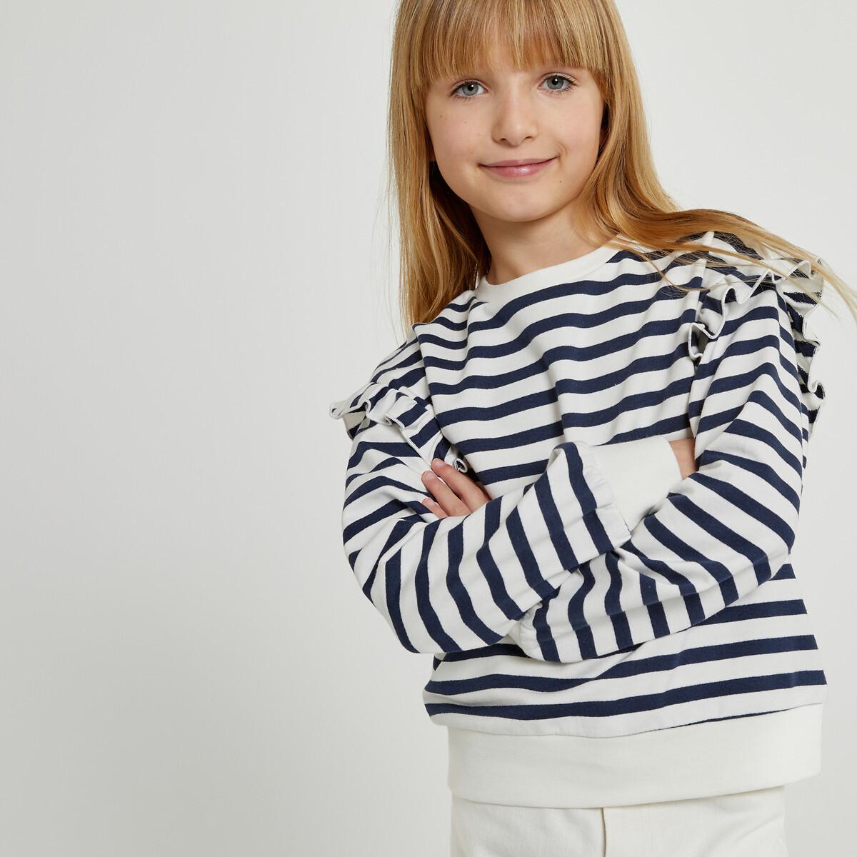 Sweatshirt Mädchen Blau 114 von La Redoute Collections