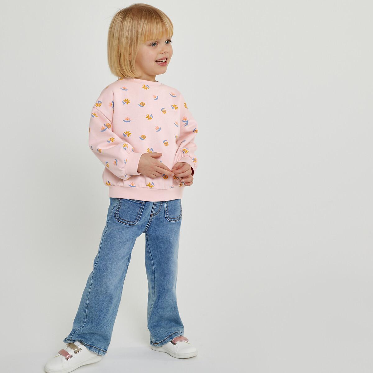 Sweatshirt Mit Blumenmuster Allover Unisex Rosa 12 mese von La Redoute Collections