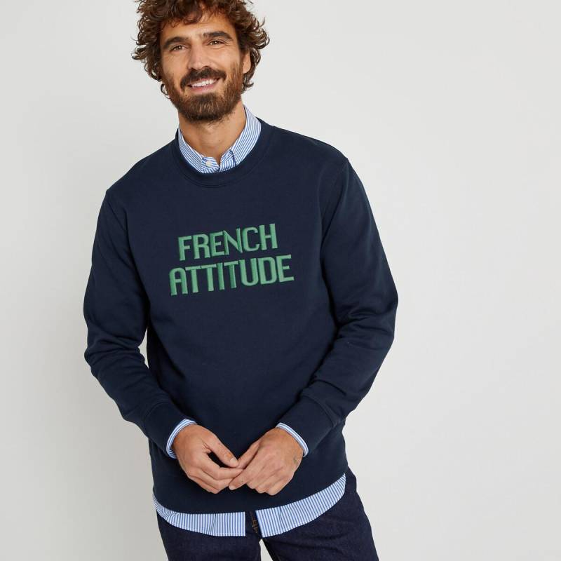 Sweatshirt Mit Rundem Ausschnitt Herren Blau 3XL von La Redoute Collections