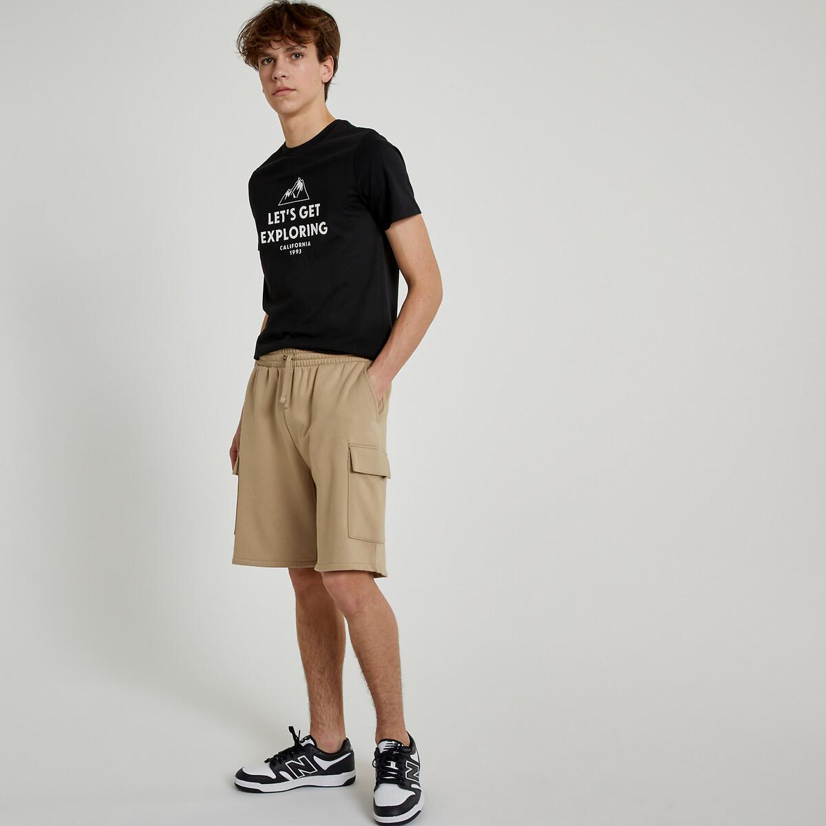 Sweatshorts Mit Cargotaschen Jungen Beige M von La Redoute Collections