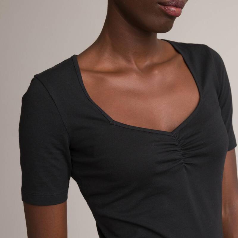 T-shirt Damen Schwarz S von La Redoute Collections