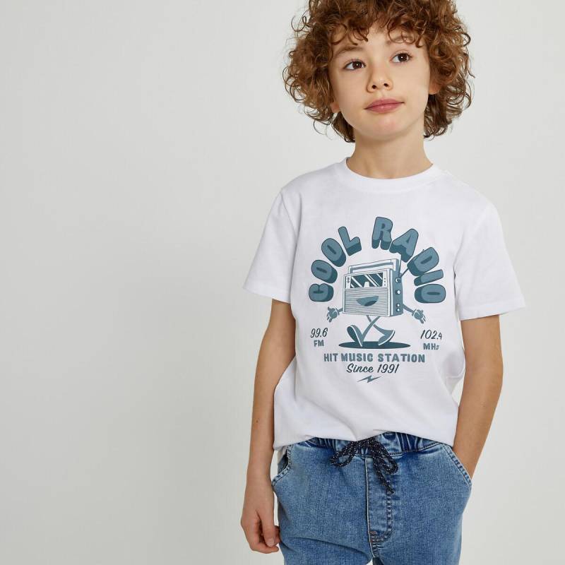 T-shirt Jungen Weiss 114 von La Redoute Collections