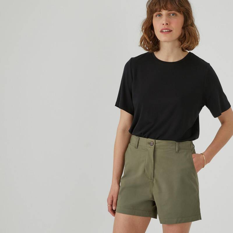 T-shirt Mit Rundem Ausschnitt Damen Schwarz L von La Redoute Collections