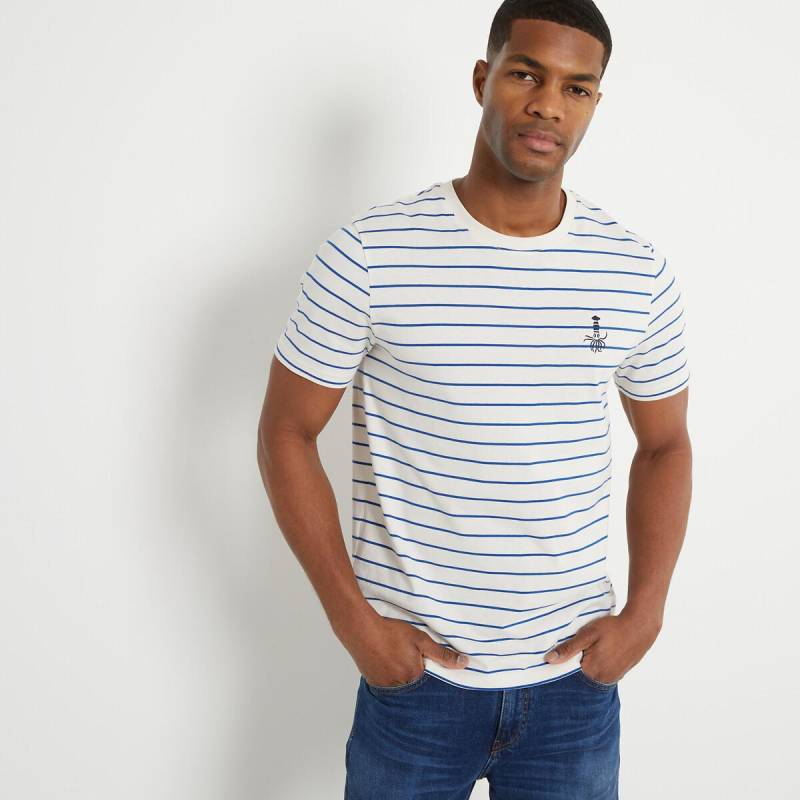 T-shirt Mit Rundem Ausschnitt Herren Blau 3XL von La Redoute Collections