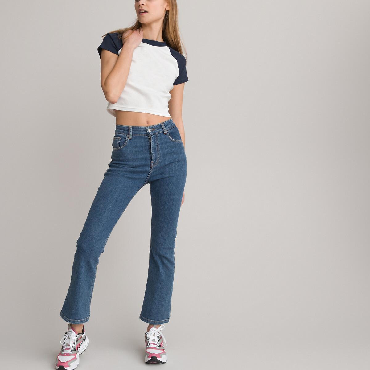 T-shirt Mit Rundem Ausschnitt Mädchen Weiss XXS von La Redoute Collections