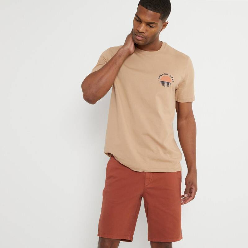 T-shirt Mit Rundem Ausschnitt Herren Beige 3XL von La Redoute Collections