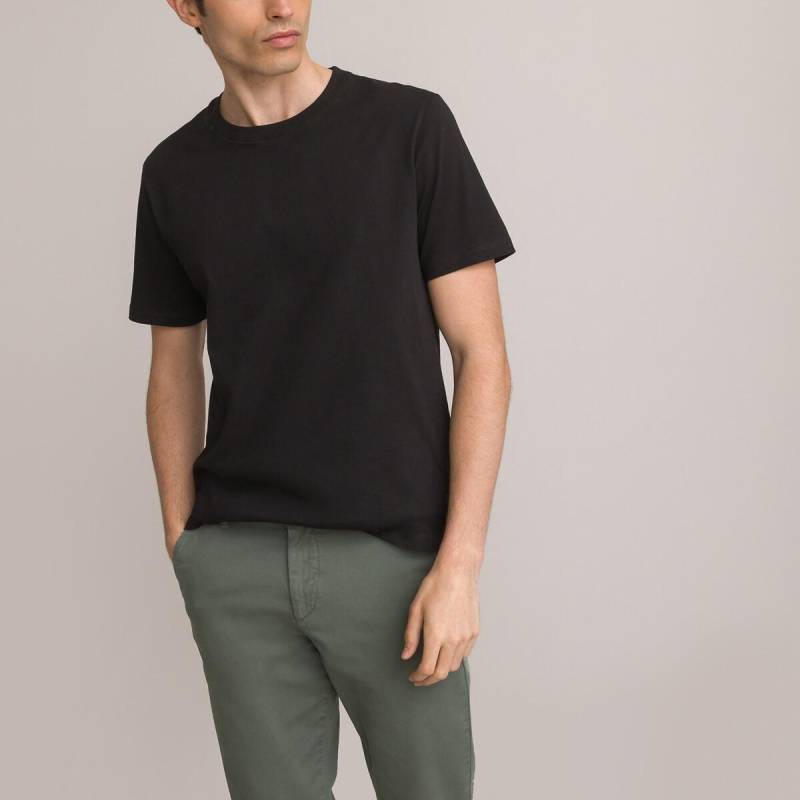 T-shirt Mit Rundem Ausschnitt Herren Schwarz 3XL von La Redoute Collections