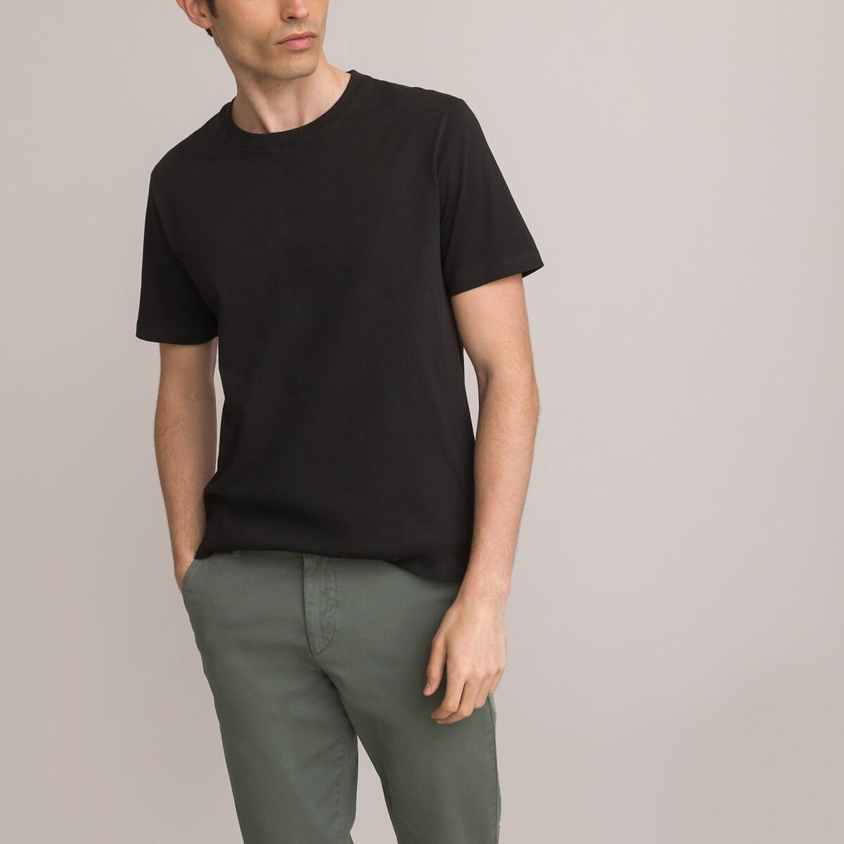 La Redoute Collections - T-Shirt mit rundem Ausschnitt, für Herren, Schwarz, Größe L von La Redoute Collections