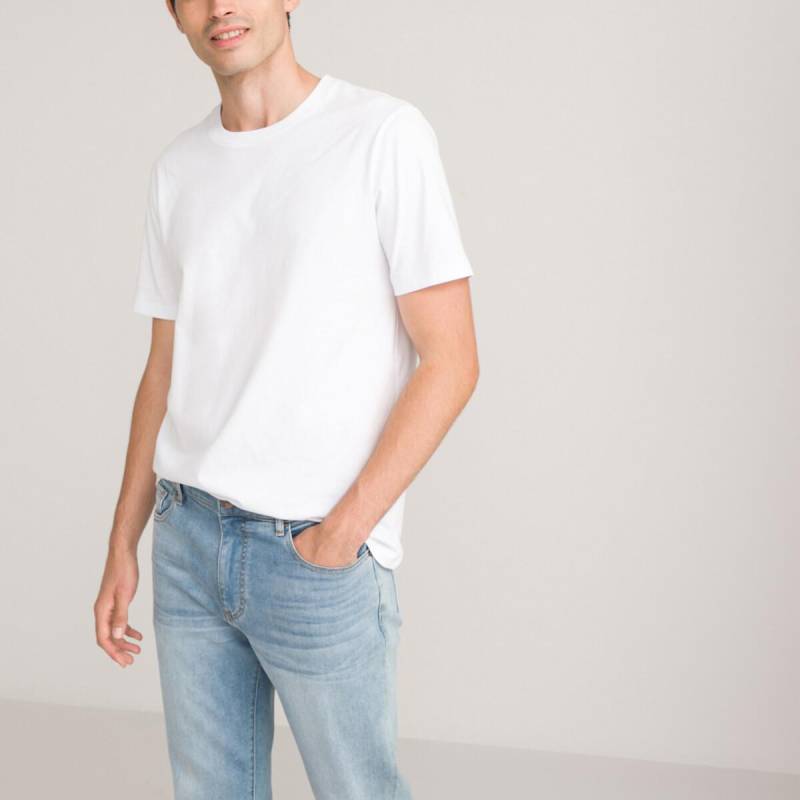 T-shirt Mit Rundem Ausschnitt Herren Weiss 3XL von La Redoute Collections