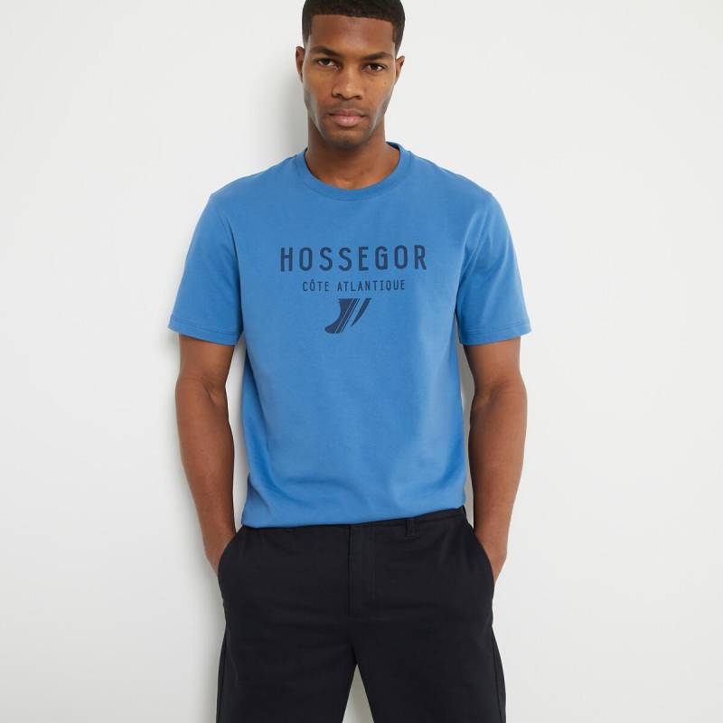 T-shirt Mit Rundem Ausschnitt Und Print Herren Blau 3XL von La Redoute Collections