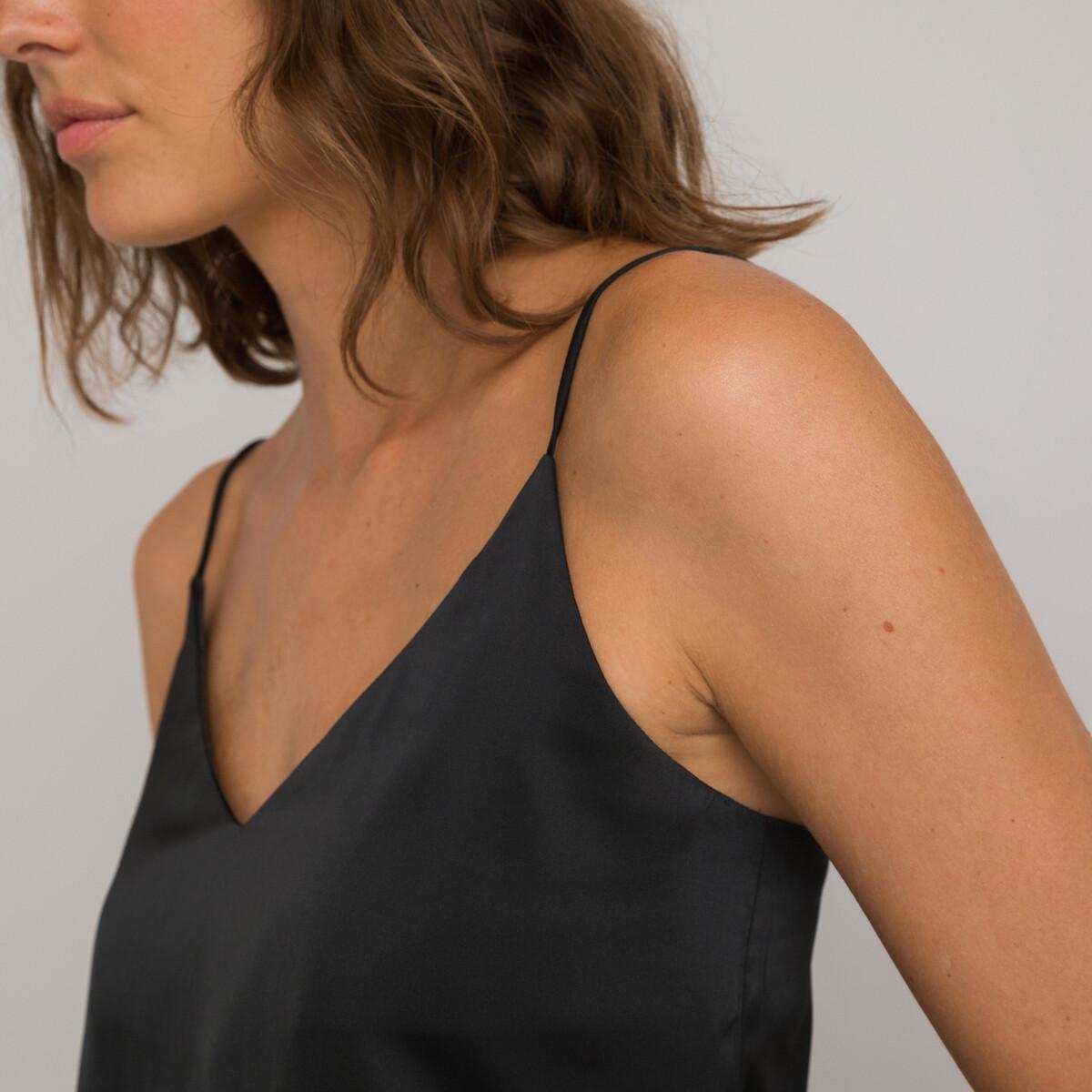 Top Mit V-ausschnitt Damen Schwarz 32 von La Redoute Collections