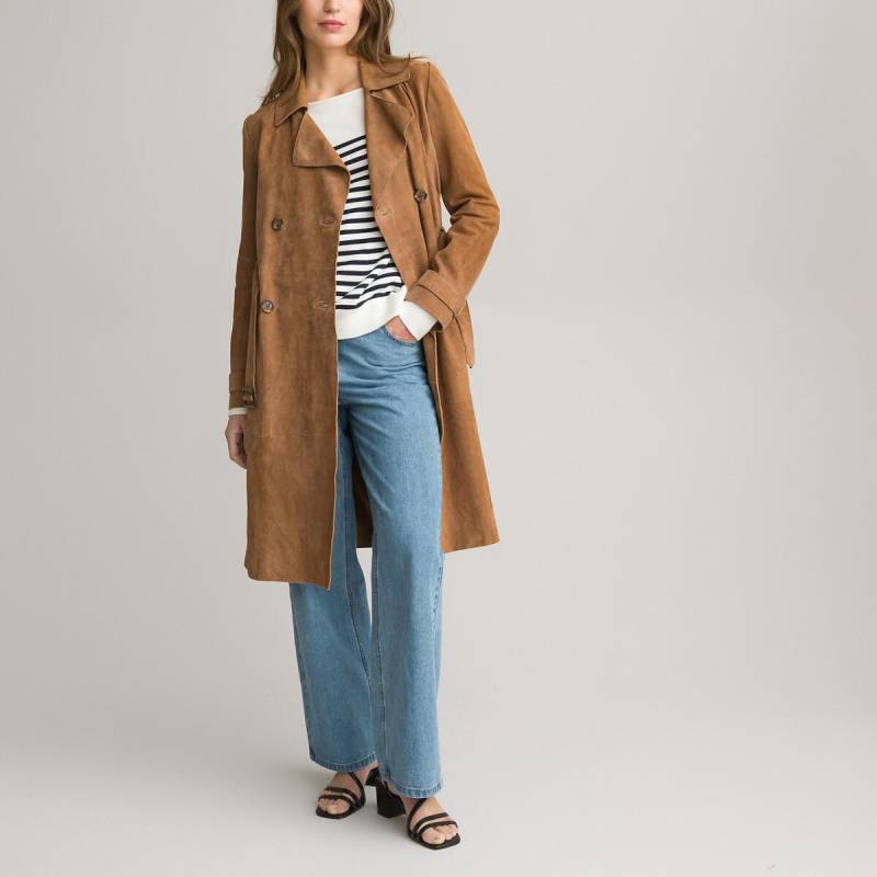 Trenchcoat Damen Braun 34 von La Redoute Collections