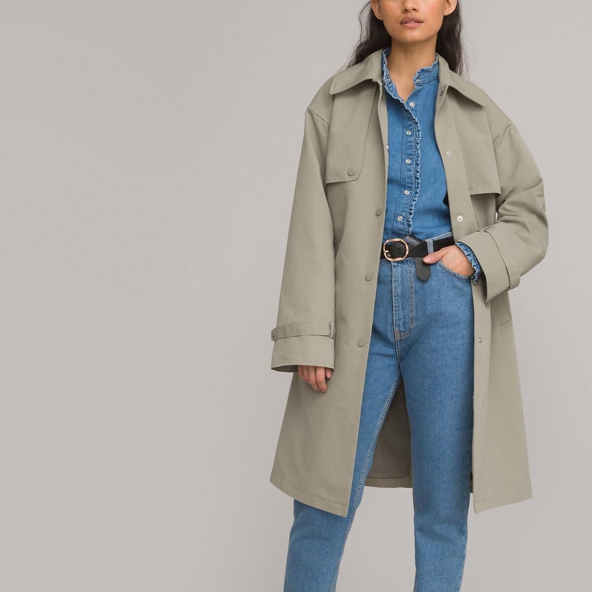 Trenchcoat Damen Grün 32 von La Redoute Collections