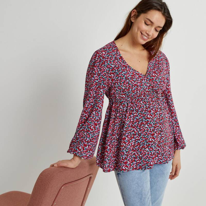 Umstandsbluse Mit Wickeleffekt Damen  32 von La Redoute Collections