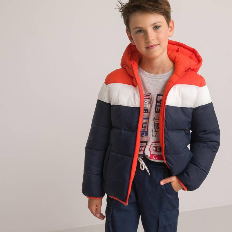 Wendbare Winter-steppjacke Mit Kapuze Jungen Blau 118 von La Redoute Collections