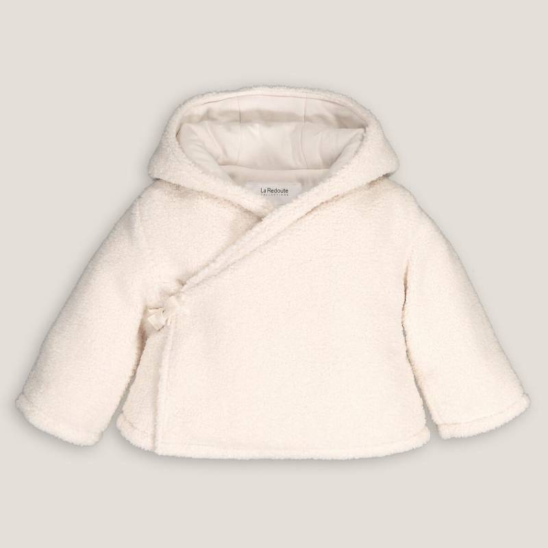 Kapuzenjacke Aus Teddyfleece Unisex Beige 0-3M von La Redoute Collections