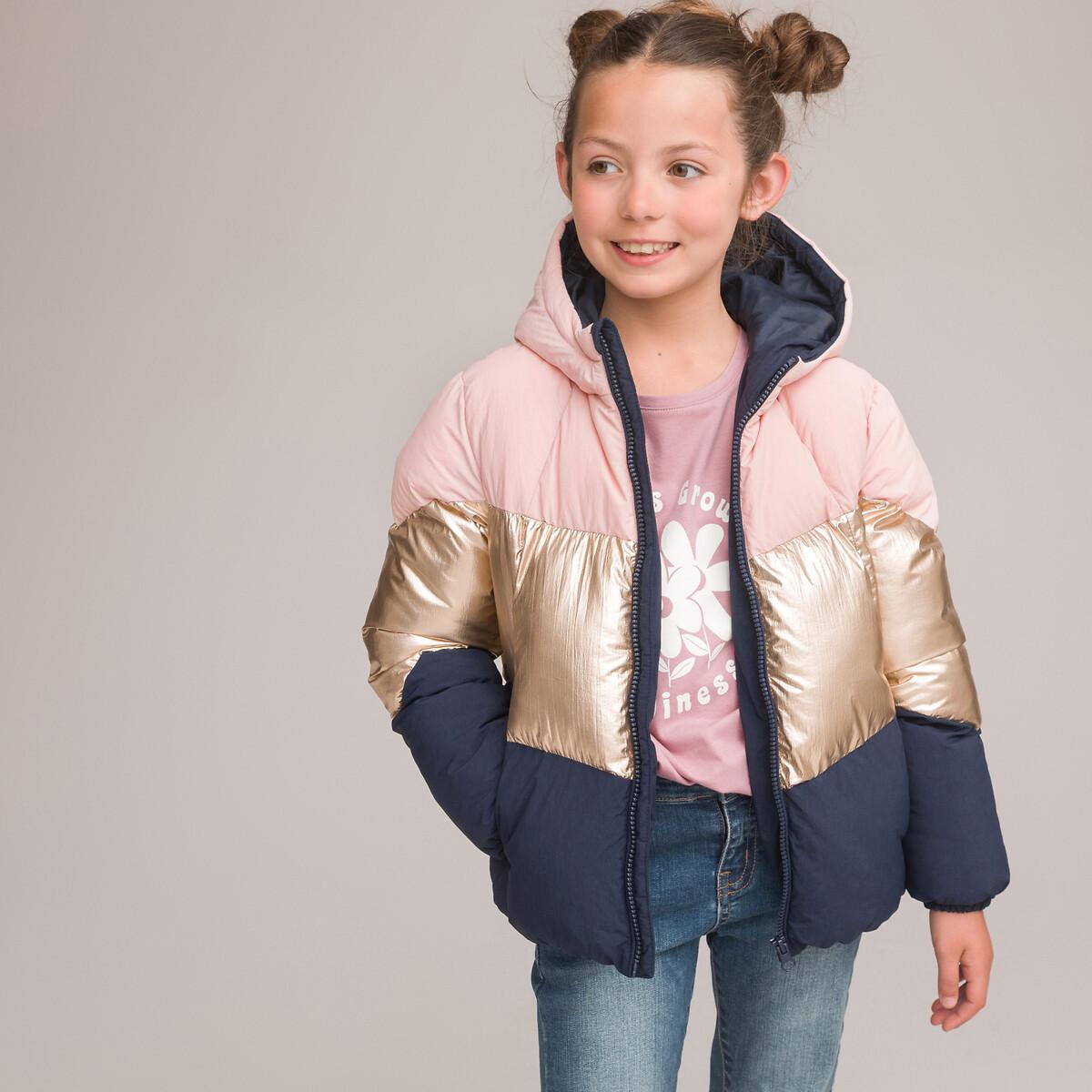 Warme Steppjacke Mit Kapuze Mädchen Blau 134/140 von La Redoute Collections