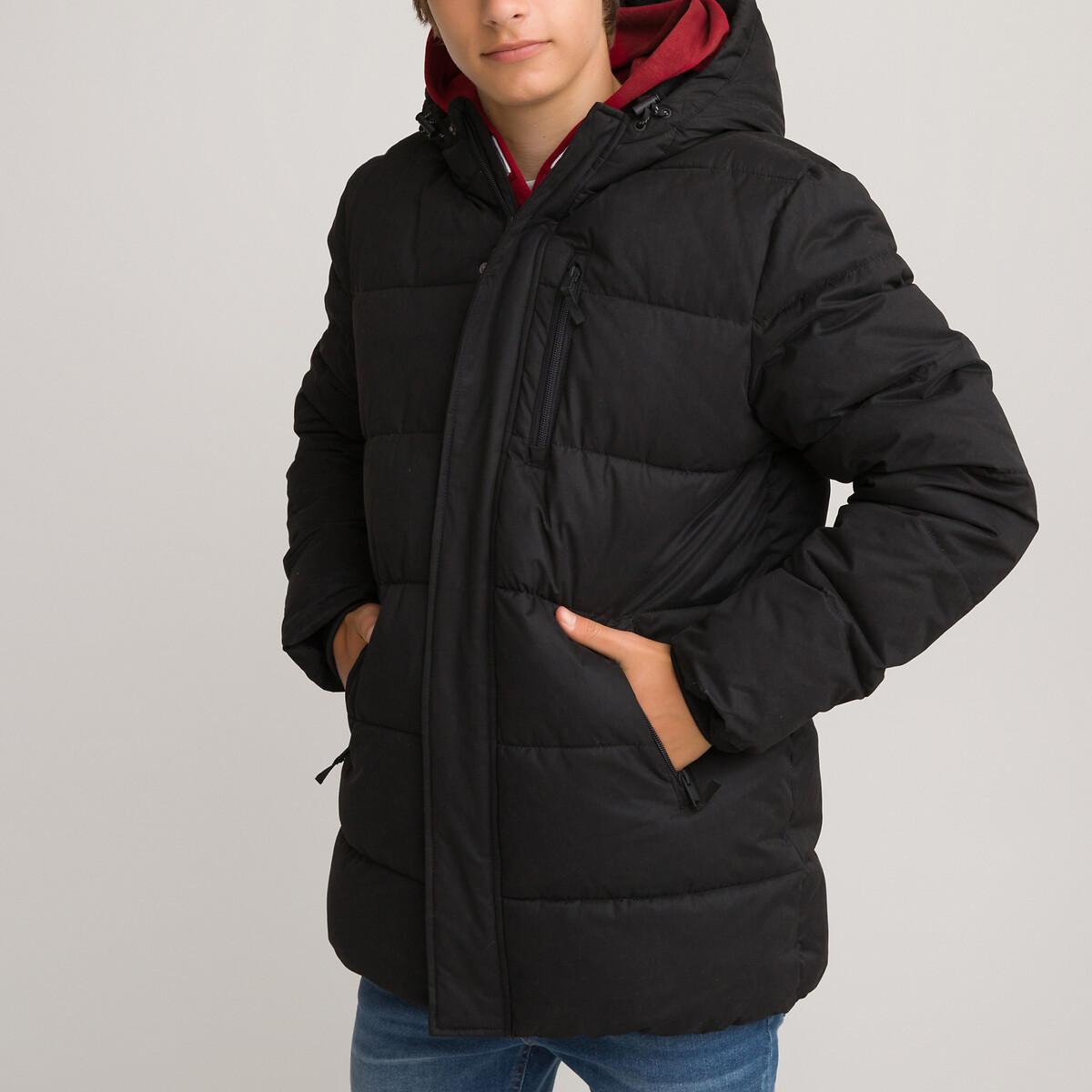 La Redoute Collections - Warme Steppjacke mit Kapuze, 12A, Schwarz von La Redoute Collections