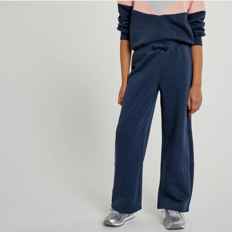 Weite Joggpants Aus Sweatware Mädchen Blau 114 von La Redoute Collections