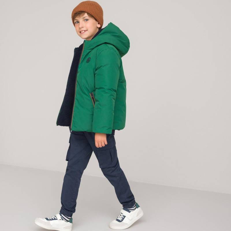 Wendbare Jacke Mit Kapuze Jungen Blau 102 von La Redoute Collections