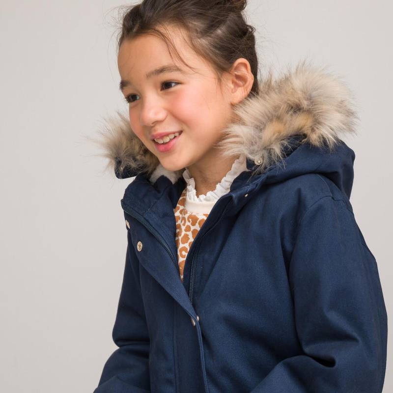 Winterjacke Mit Kapuze Mädchen Blau 102 von La Redoute Collections