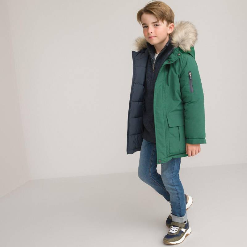 Winterjacke Mit Kapuze Jungen Grün 102 von La Redoute Collections