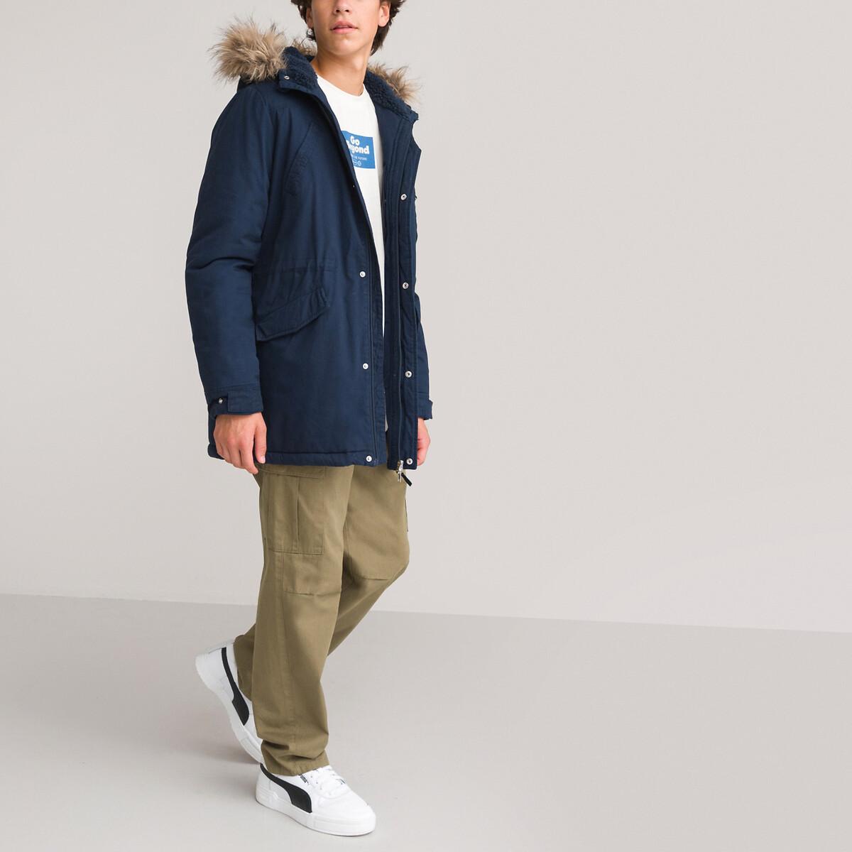 Winterparka Mit Kapuze Jungen Blau 134/140 von La Redoute Collections