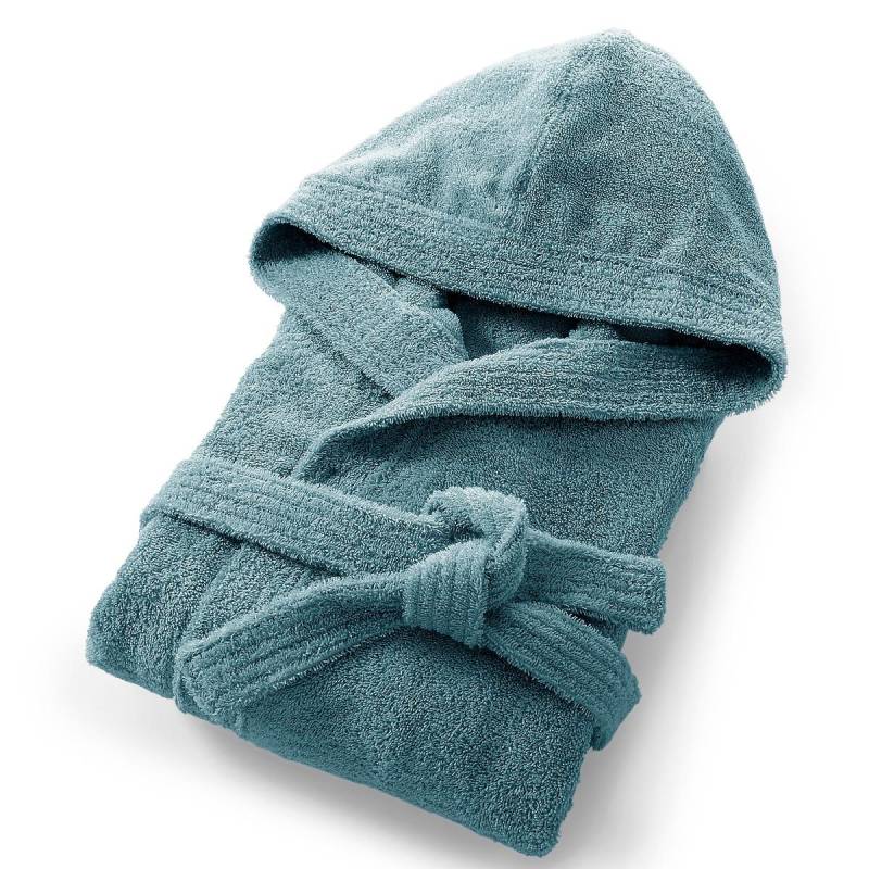 Kapuzen-bademantel Haxel Damen Blau 38 von La Redoute Intérieurs