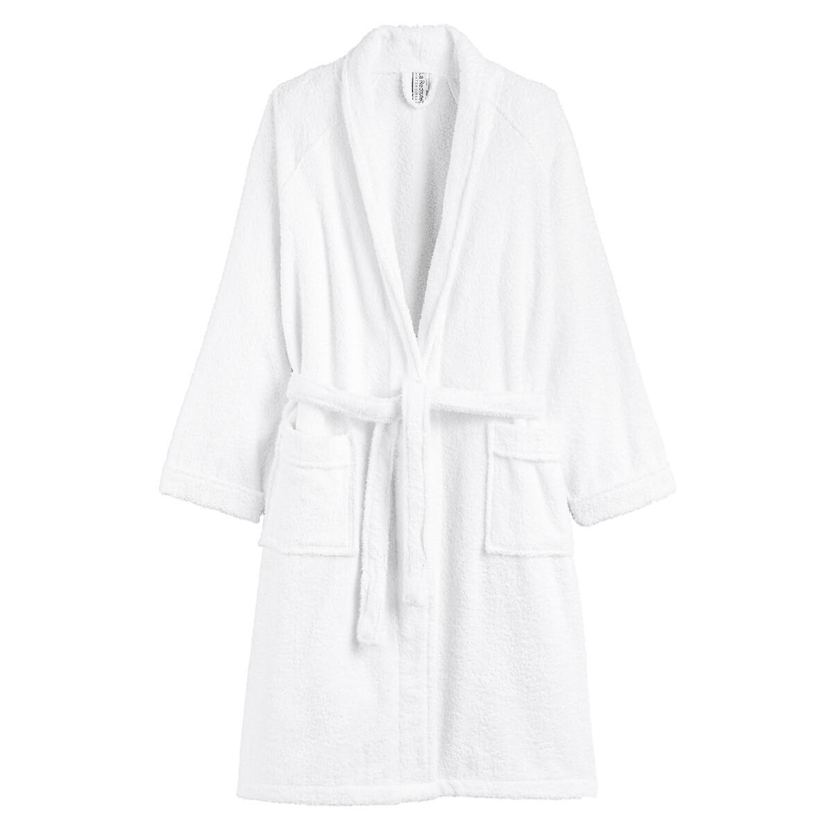 Peignoir Éponge Col Kimono 450g/m² Damen Weiss 33/34 von La Redoute Intérieurs