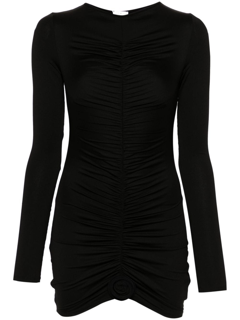La Reveche Lillibet draped mini dress - Black von La Reveche