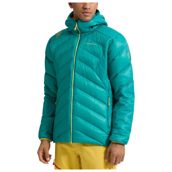 La Sportiva - Aiguille Down Jacket - Daunenjacke Gr L;M;S;XL;XXL rot;türkis von La Sportiva