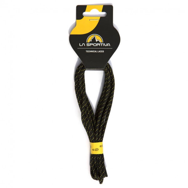 La Sportiva - Approach Laces - Schnürsenkel Gr 173 cm schwarz/gelb von La Sportiva